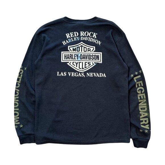 Harley Davidson Las Vegas Thermal Longsleeve Shirt M - Picture 2 of 6
